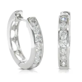 18ct White Gold .50ct Diamond Tigris Earrings