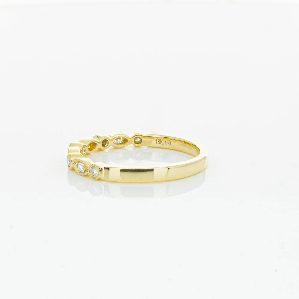 18ct Yellow Gold Diamond Aura Ring