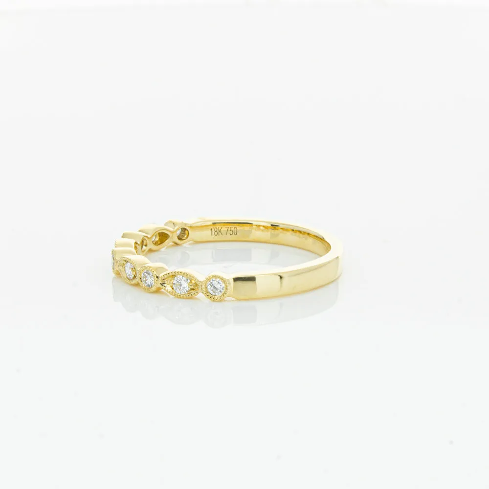 18ct Yellow Gold Diamond Aura Ring