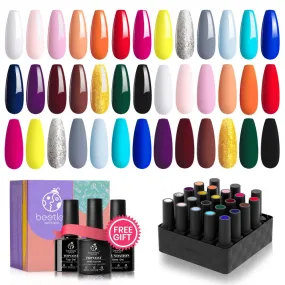 23 Pcs Gel Nail Polish Kit