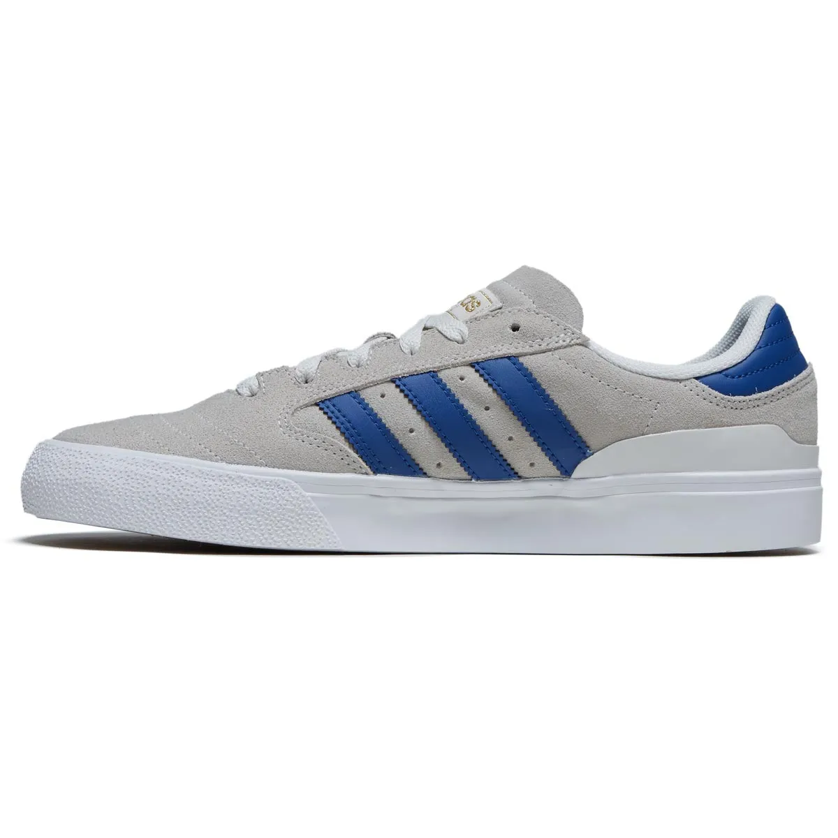 Adidas Busenitz Vulc II Shoes - Crystal White/Royal Blue/Gold Metallic