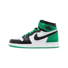 Air Jordan 1 High GS Lucky Green Black White