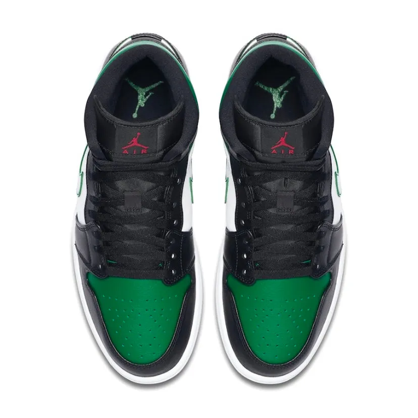 Air Jordan 1 Mid Green Toe