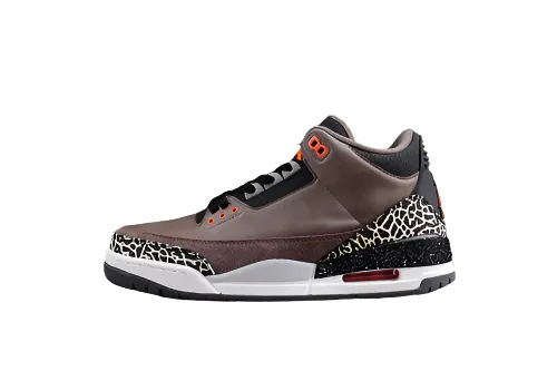 AIR JORDAN 3 RETRO BLACK/ORANGE/BROWN/WHITE