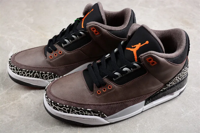 AIR JORDAN 3 RETRO BLACK/ORANGE/BROWN/WHITE