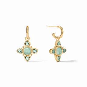 Aquitaine Hoop & Charm Earring