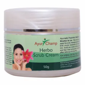 Ayur Champ Herbo Face Scrub - 50 gms