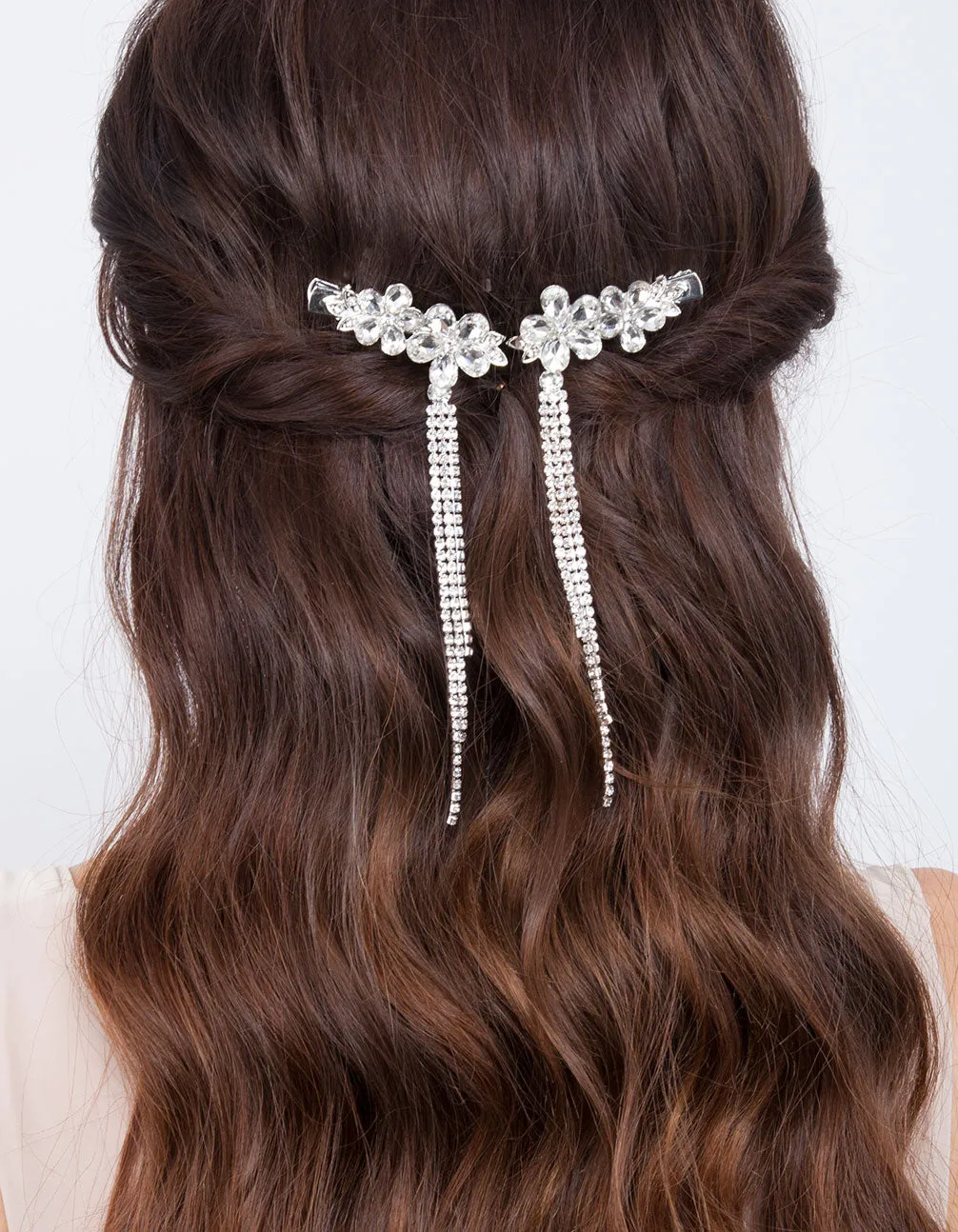 Blossom Drop Chain Hair Clip