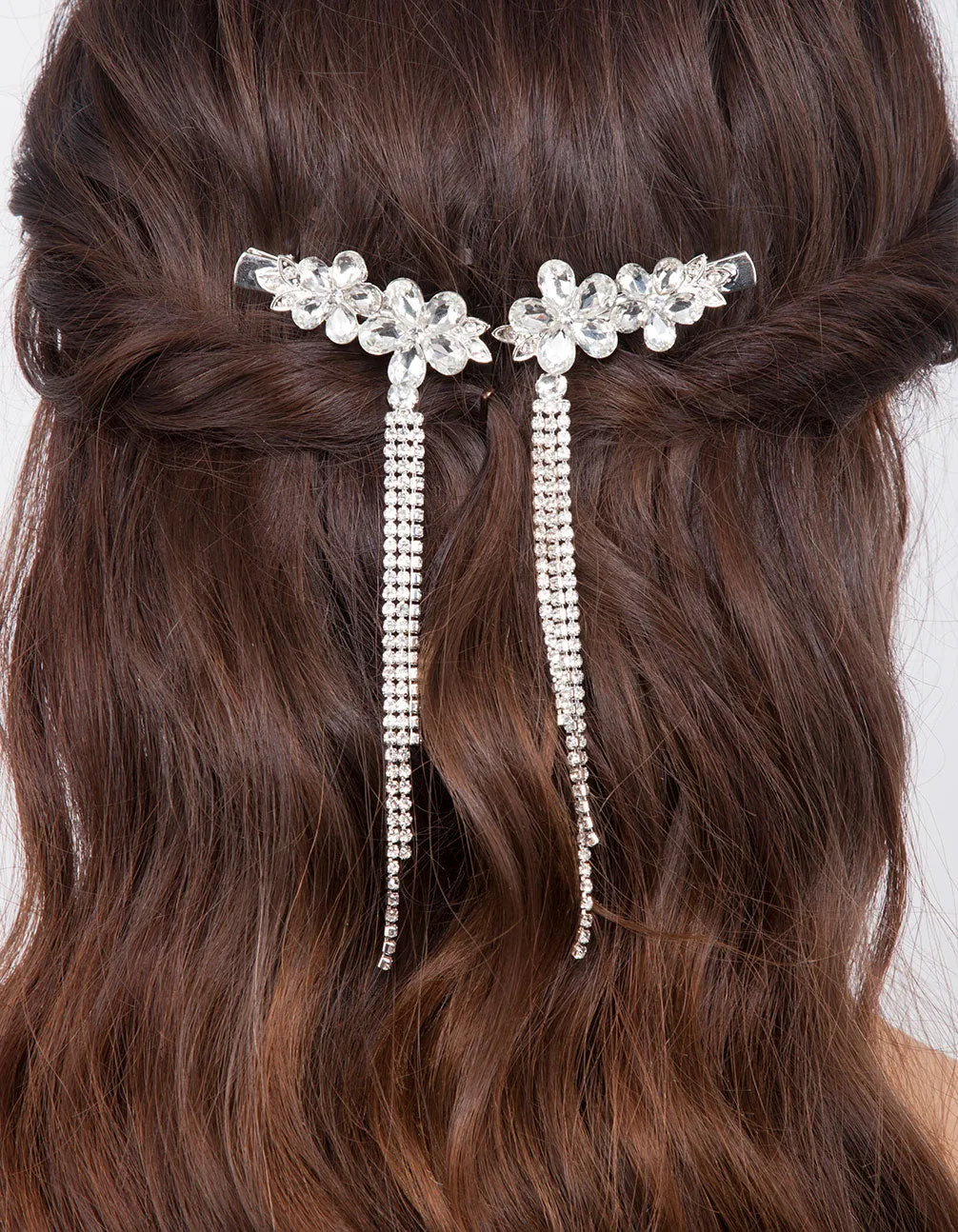 Blossom Drop Chain Hair Clip