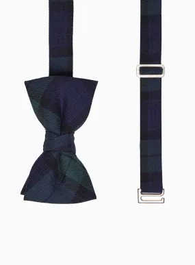 Bow Tie in Navy Tartan