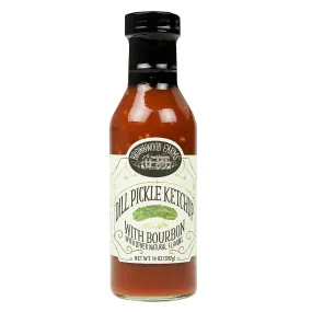 Brownwood Farms Dill Pickle Ketchup with Bourbon Sweet and Tart Farm Fresh 14 oz