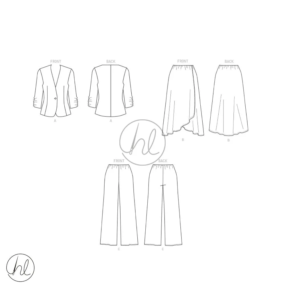 BUTTERICK PATTERN (B6860)