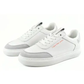 Calvin Klein Jeans Casual Cupsole High-Low Freq Trainer YM0YM00670-WHT