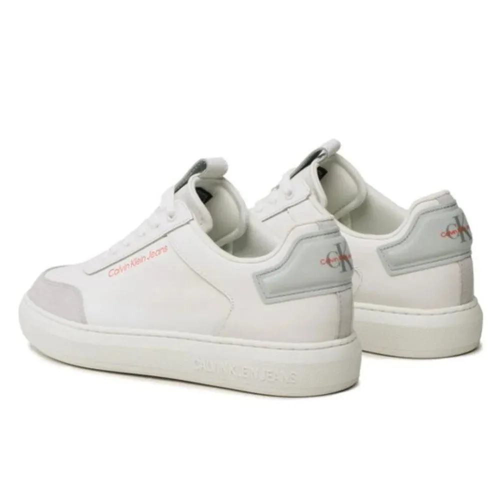 Calvin Klein Jeans Casual Cupsole High-Low Freq Trainer YM0YM00670-WHT