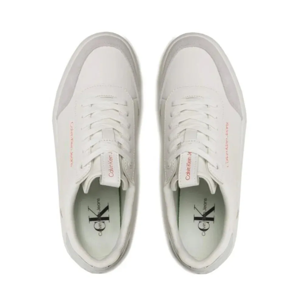 Calvin Klein Jeans Casual Cupsole High-Low Freq Trainer YM0YM00670-WHT