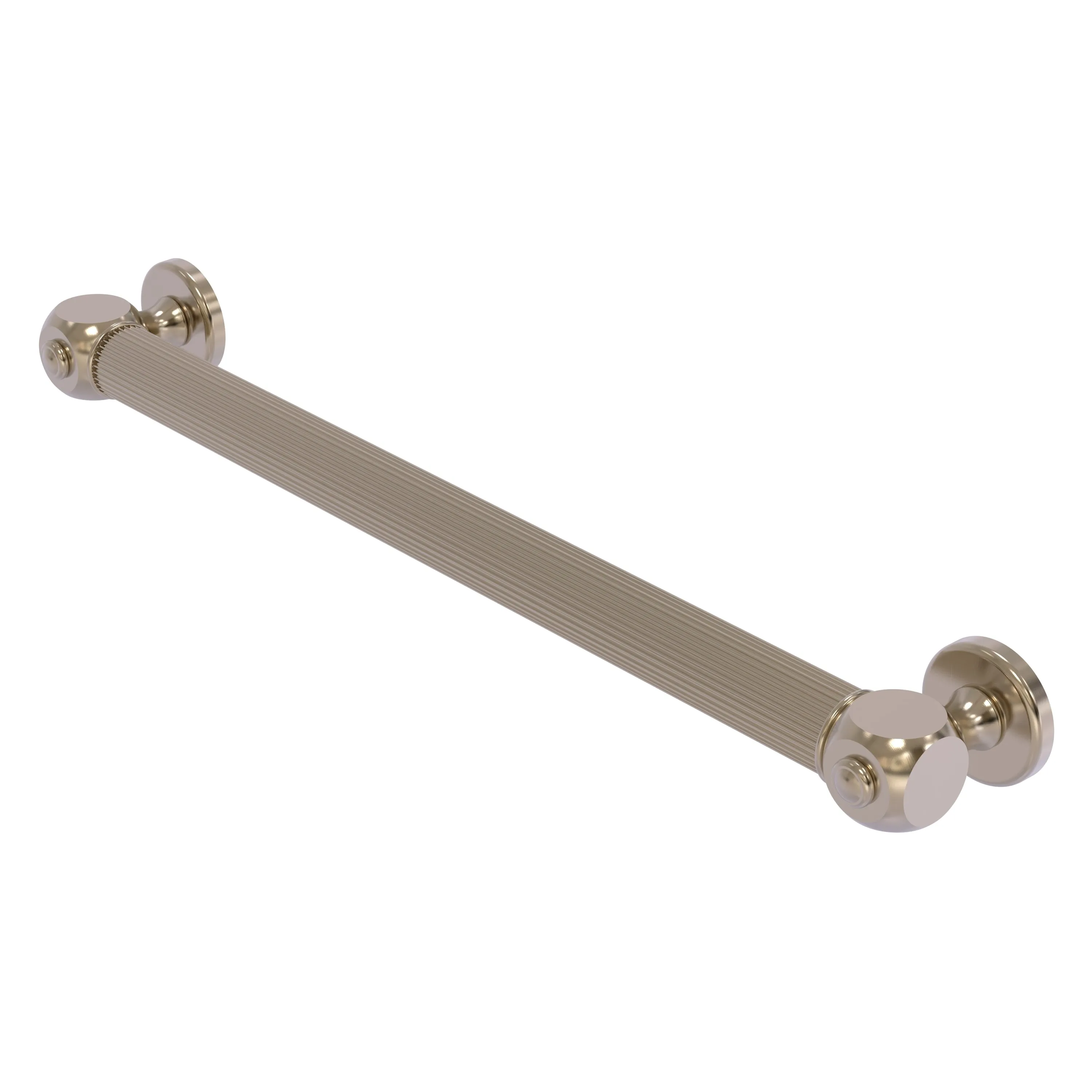 Cube Design Reeded Grab Bar - 30 inch