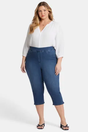 Dakota Crop Pull-On Jeans In Plus Size - Olympus