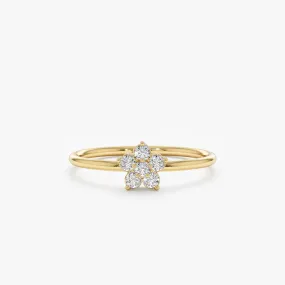 Diamond Flower Ring, Alondra