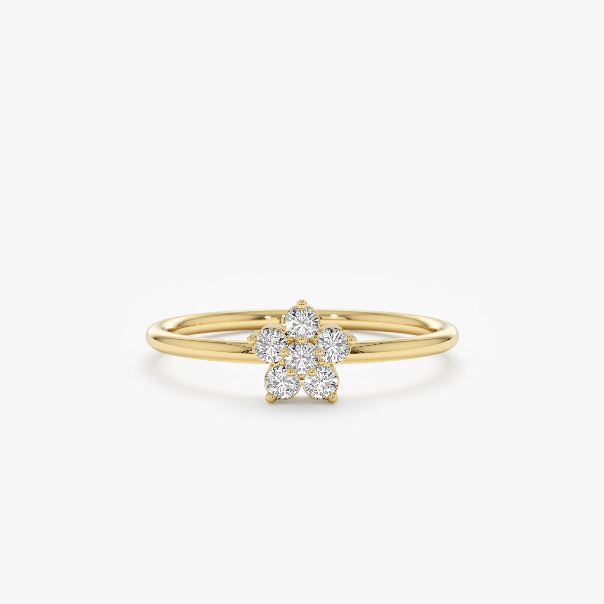 Diamond Flower Ring, Alondra