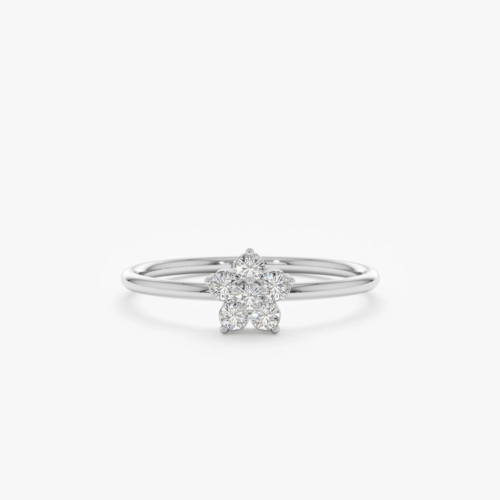 Diamond Flower Ring, Alondra