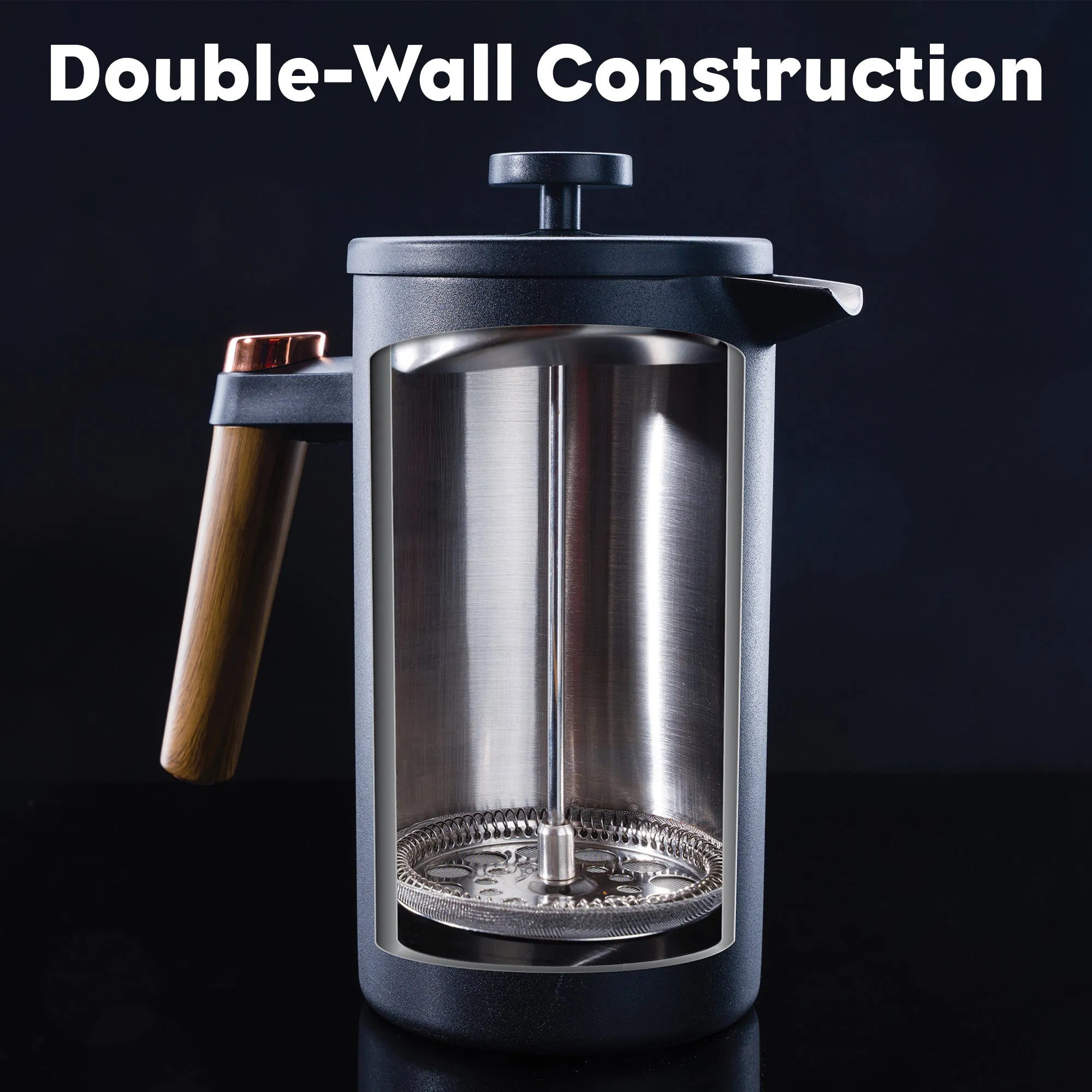 Double-Wall French Press & Carafe