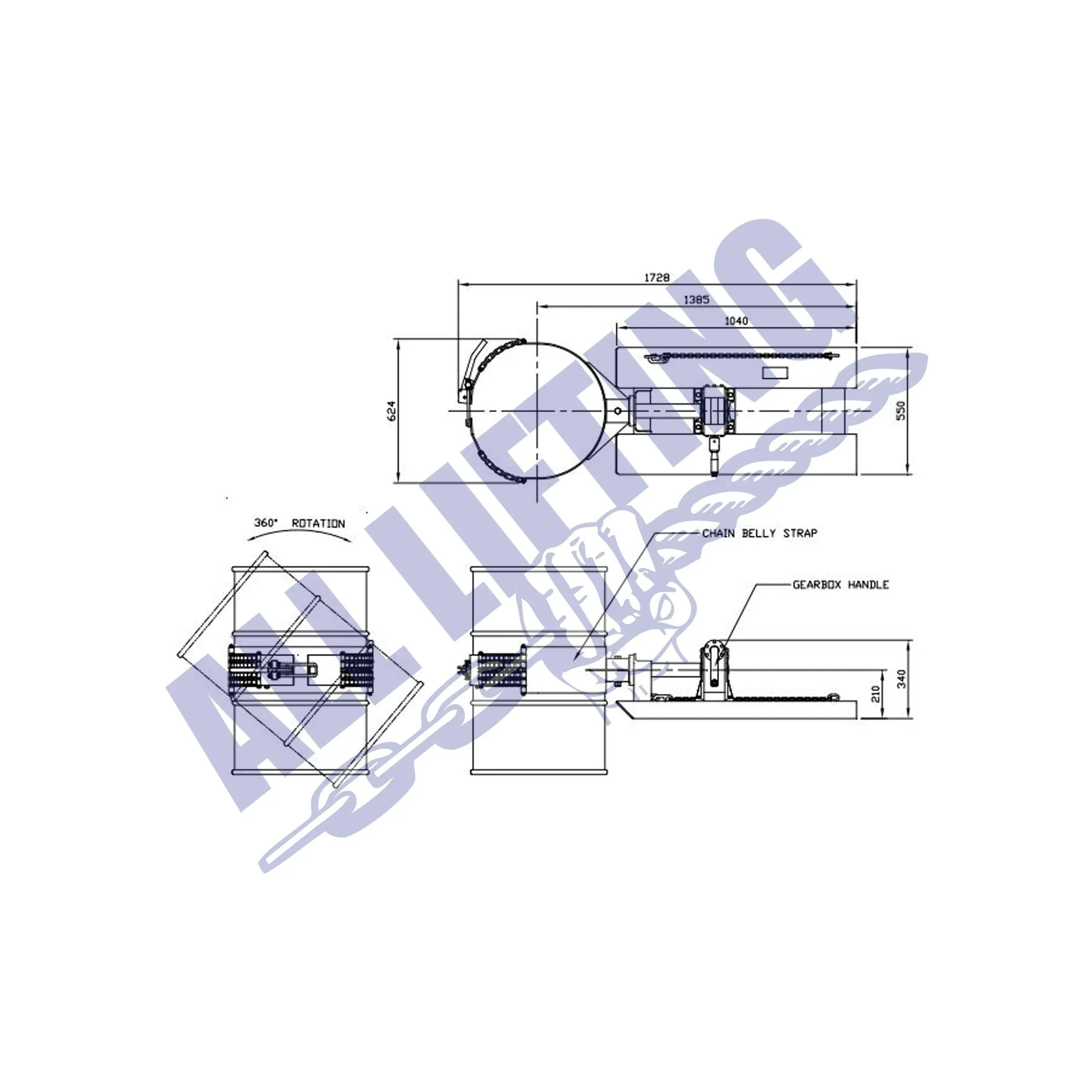 Drum Rotator Sideways - SWN