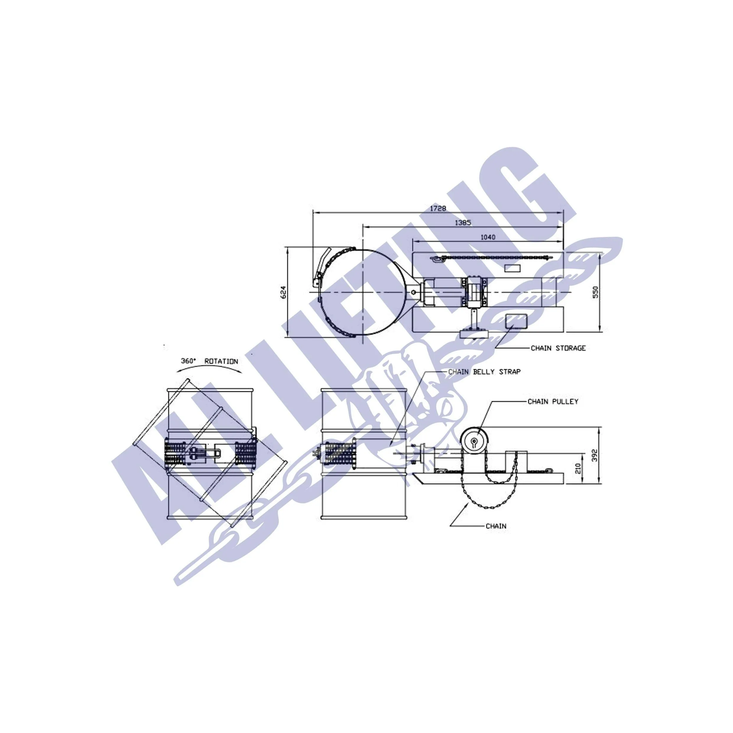 Drum Rotator Sideways - SWN