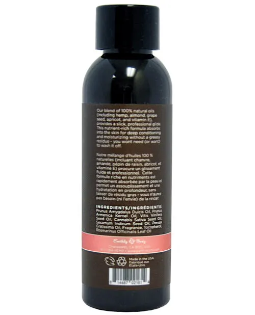 Earthly Body Massage Oil - 2 oz - Isle of You