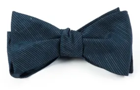 Fountain Solid Navy Bow Tie