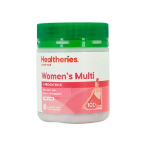 Healtheries Women's Multi with Probiotics 100 Tablets