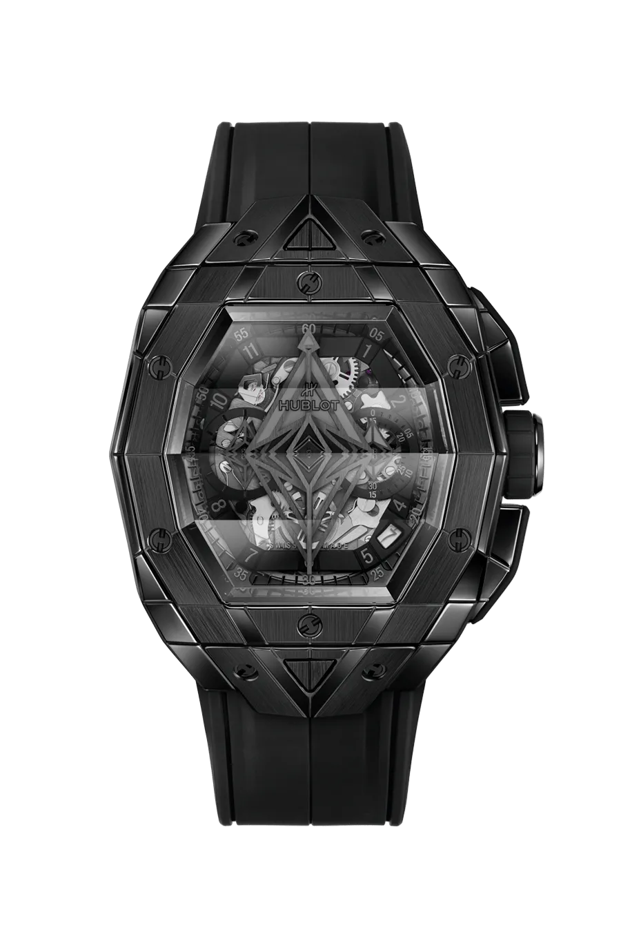 Hublot, Spirit of Big Bang Sang Bleu All Black, Ceramic, 42mm, Limited Edition, Ref# 648.CX.0114.RX.MXM23