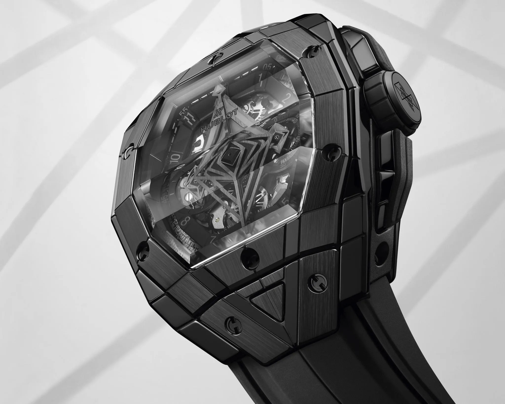 Hublot, Spirit of Big Bang Sang Bleu All Black, Ceramic, 42mm, Limited Edition, Ref# 648.CX.0114.RX.MXM23