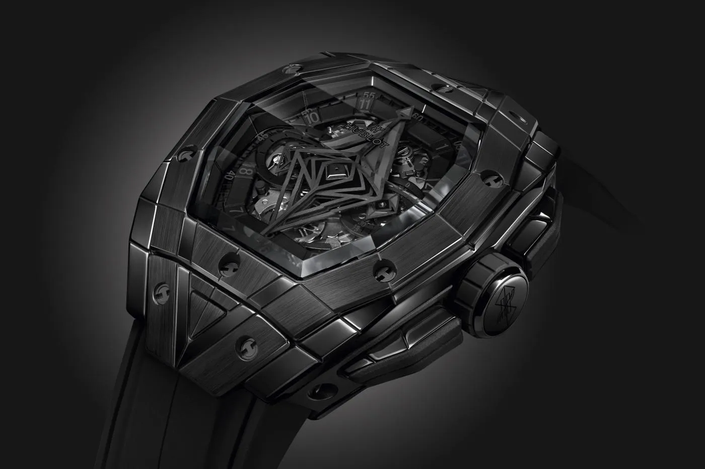 Hublot, Spirit of Big Bang Sang Bleu All Black, Ceramic, 42mm, Limited Edition, Ref# 648.CX.0114.RX.MXM23