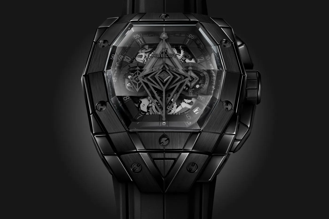 Hublot, Spirit of Big Bang Sang Bleu All Black, Ceramic, 42mm, Limited Edition, Ref# 648.CX.0114.RX.MXM23