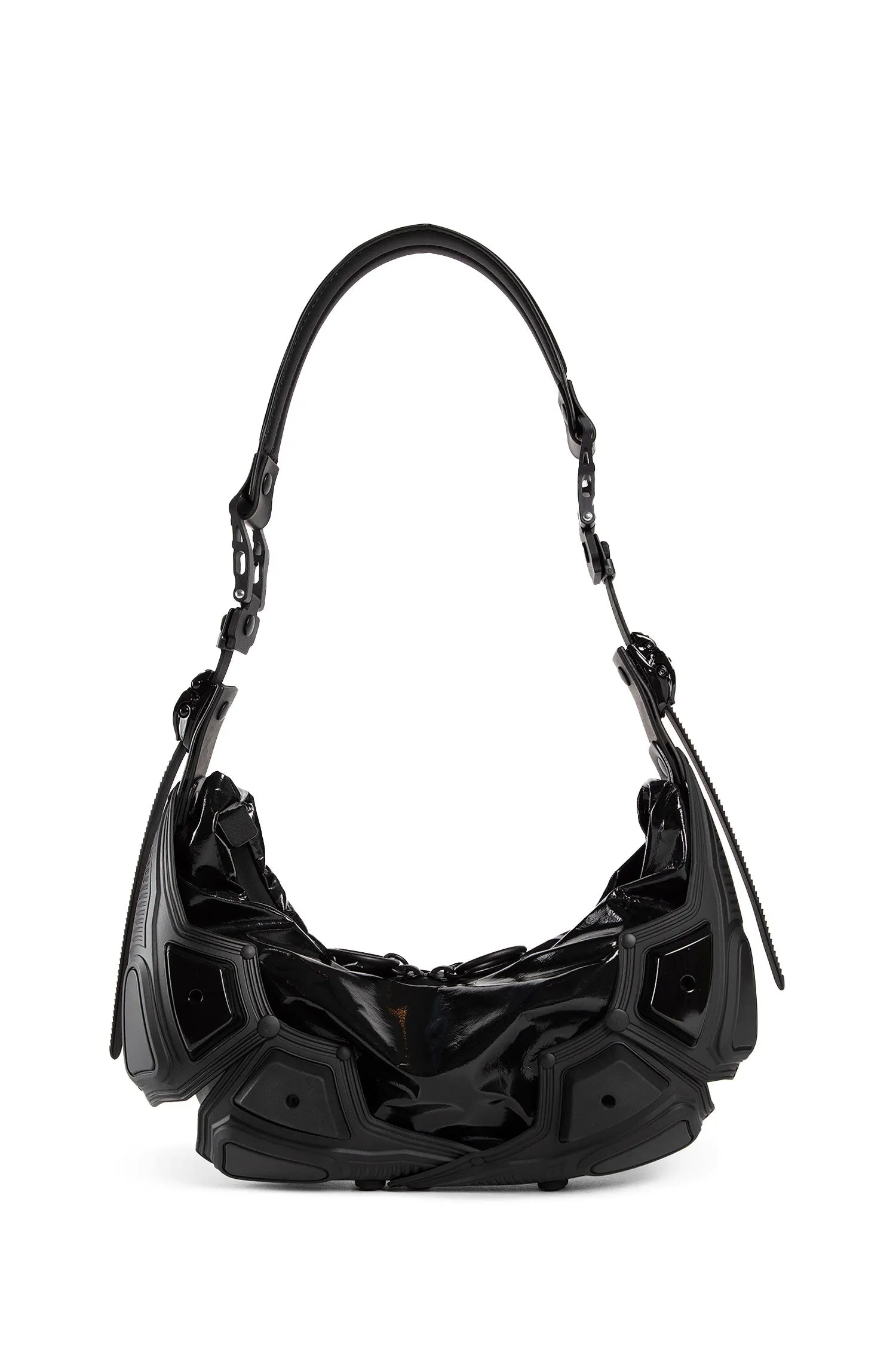 INNERRAUM UNISEX BLACK SHOULDER BAGS