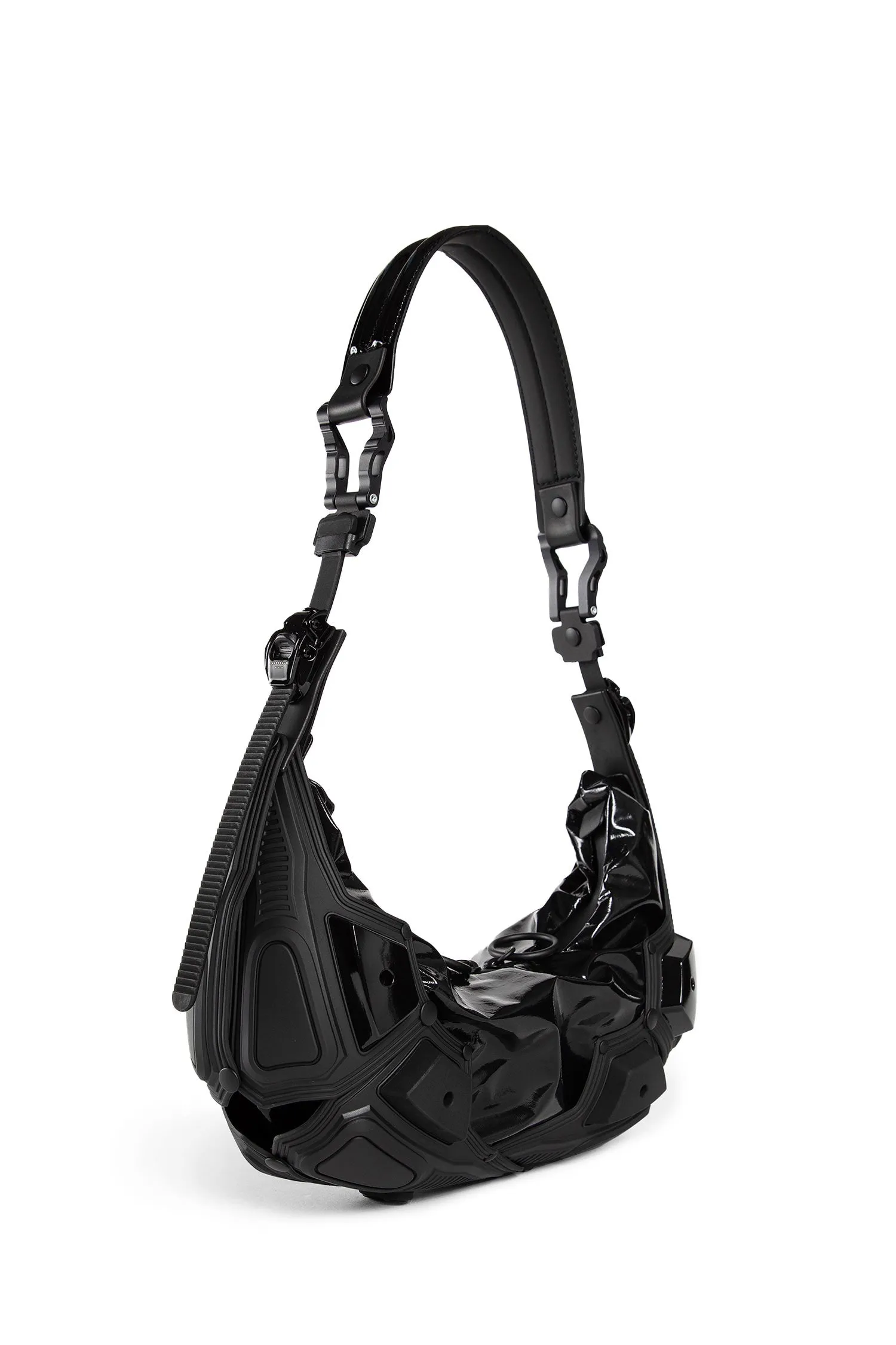 INNERRAUM UNISEX BLACK SHOULDER BAGS