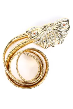 Jeweled Butterfly Stretch Belt