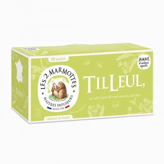 Les 2 Marmottes Tilleul Linden Flower Tea