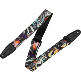 Levy's MP2TAT-003 2 Polyester Tattoo Series Guitar Strap