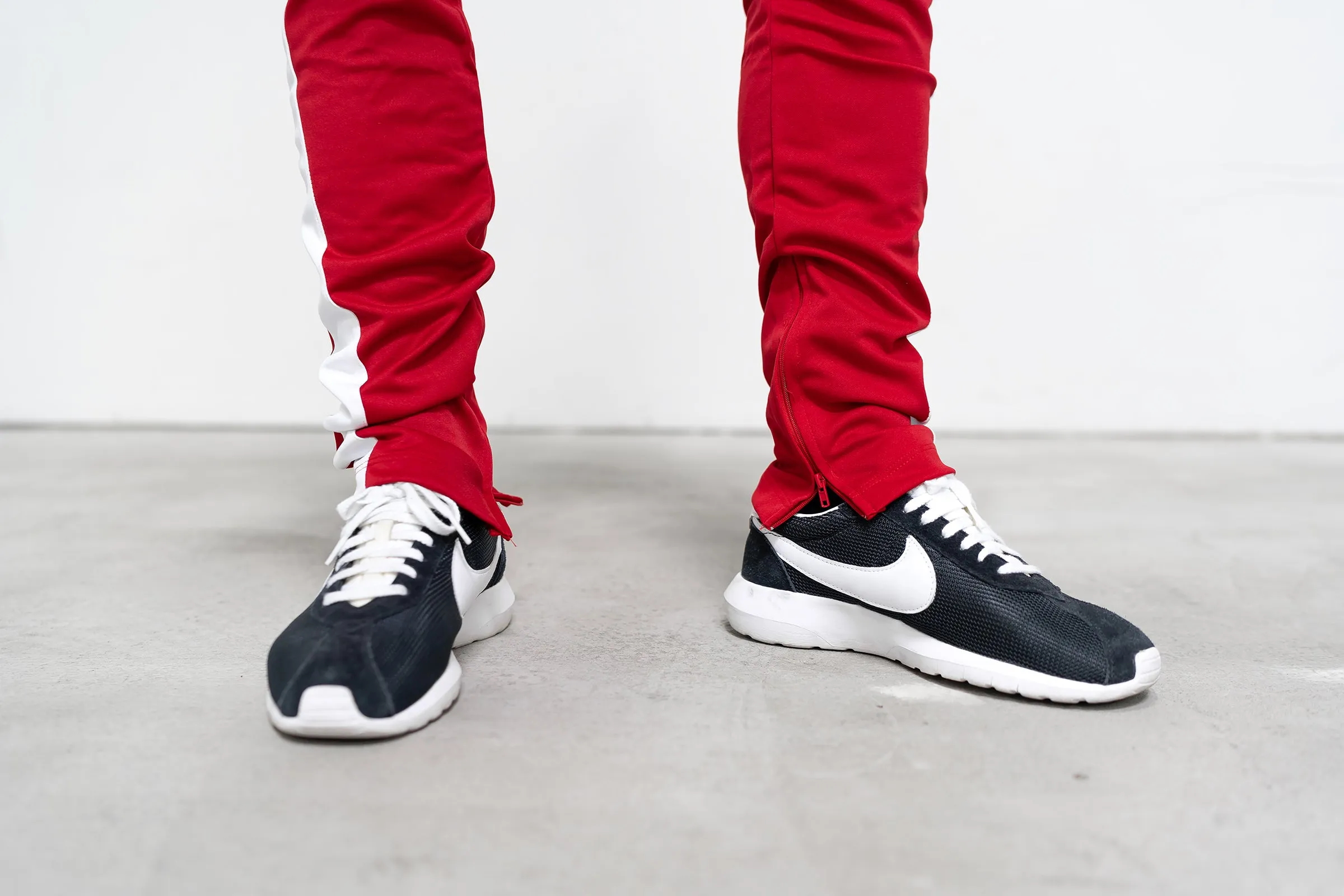 LVFT. Slim Trackies - Red/White