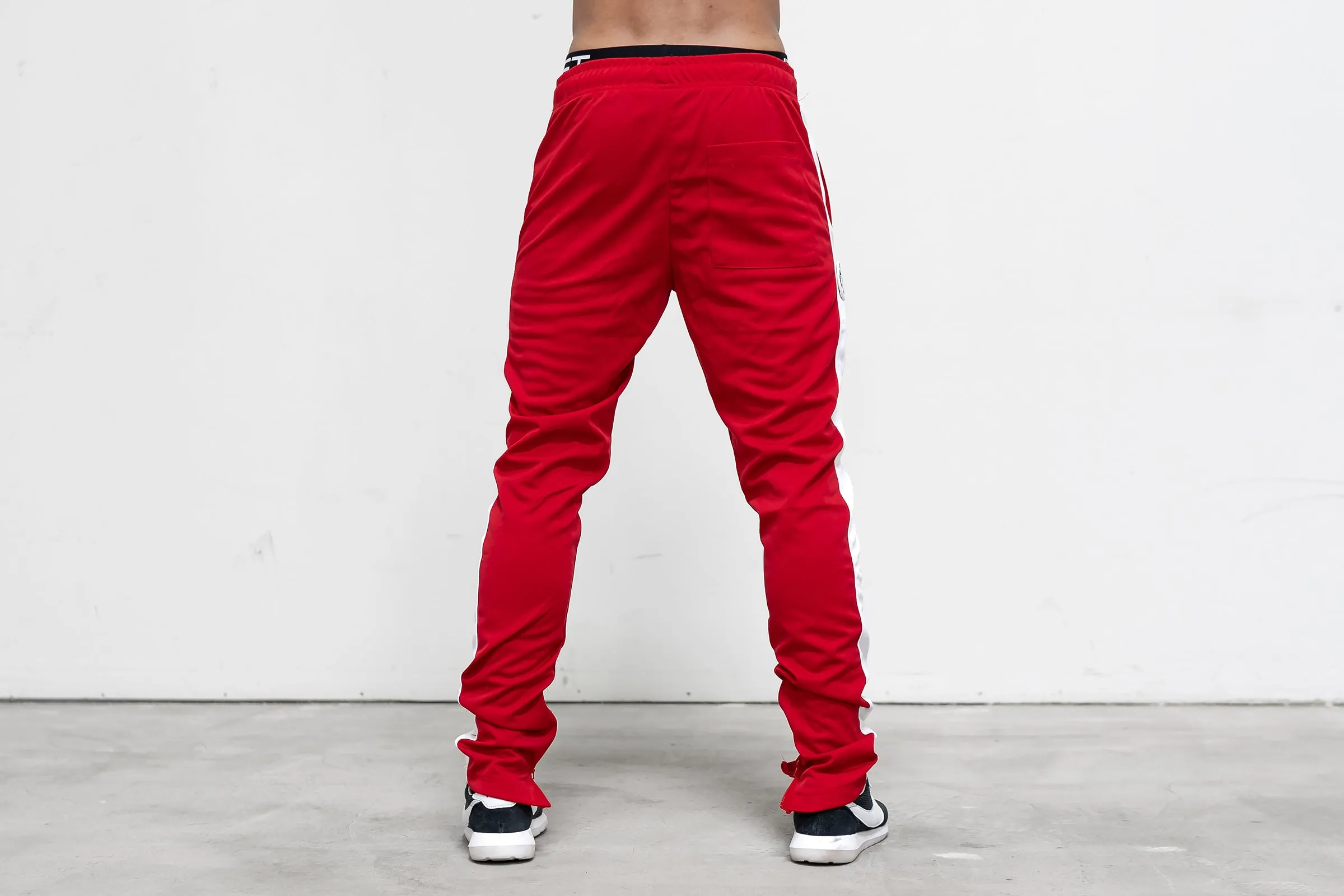 LVFT. Slim Trackies - Red/White