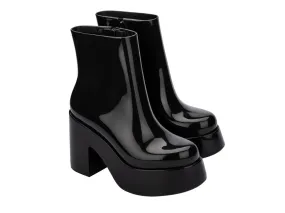 Melissa Nubia II AD Black High Top Ankle Boots