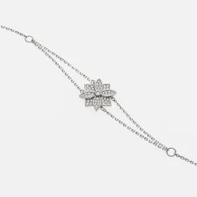 Million Silver Bracelet with Diamonds