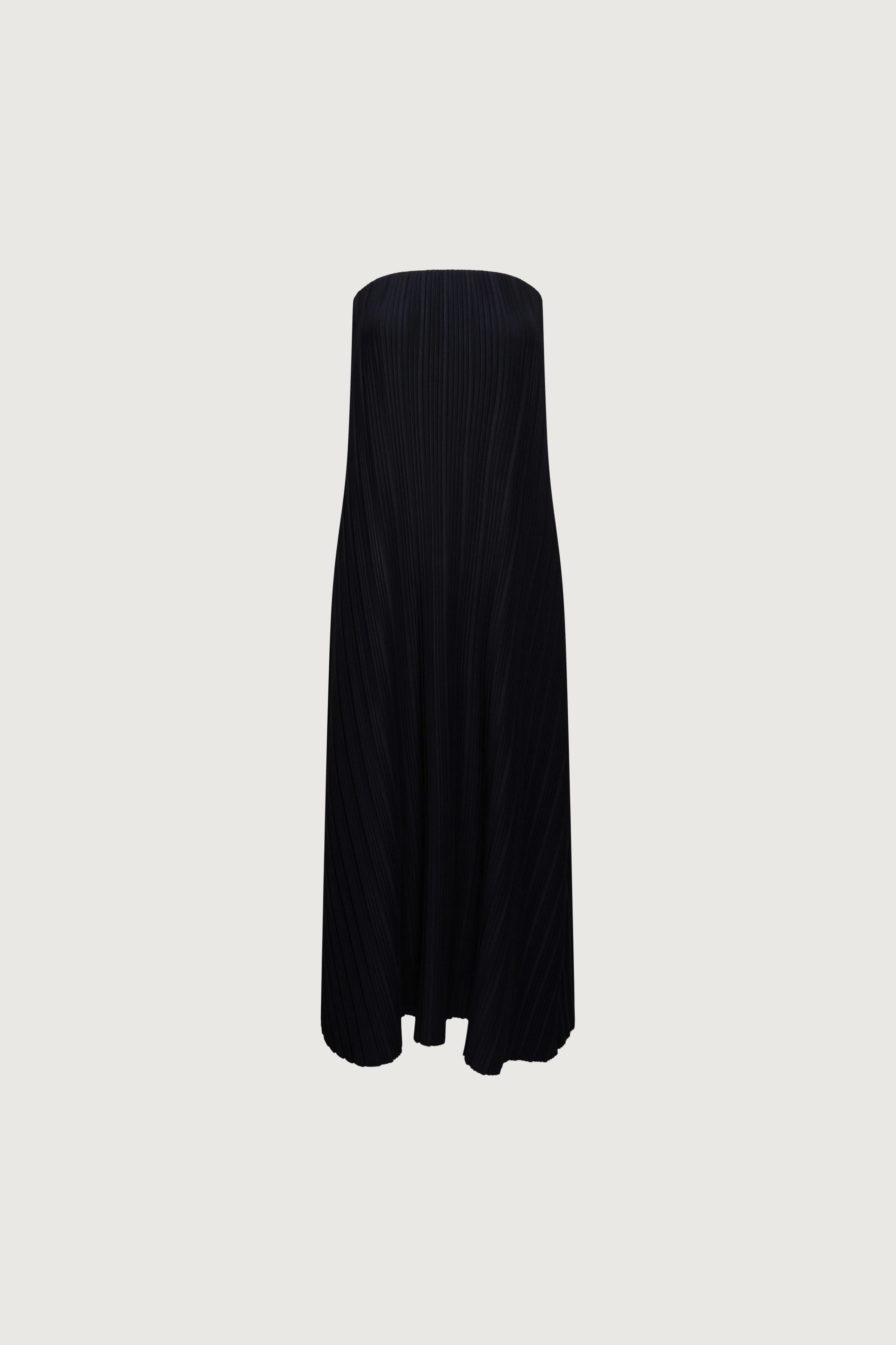 PLEATED TUBE DRESS