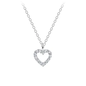 Raajsi by Yellow Chimes 925 Sterling Silver Pendant for Girls & Kids Melbees Kids Collection Heart Design| Birthday Gift for Girls Kids | With Certificate of Authenticity & 6 Month Warranty