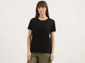 Regular Fit Round Neck Solid T-shirts