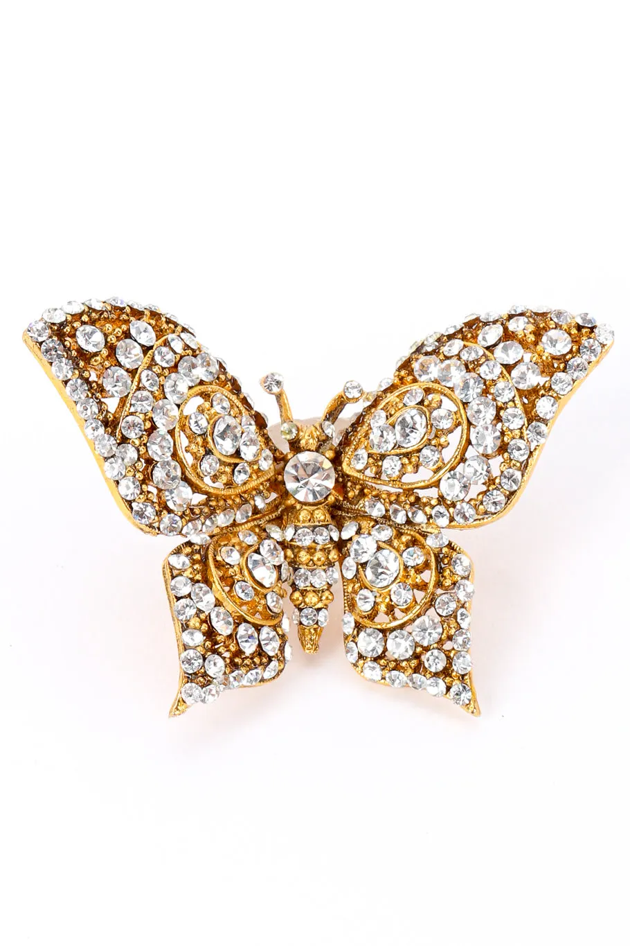 Rhinestone Butterfly Earrings