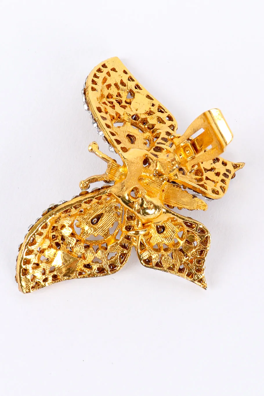 Rhinestone Butterfly Earrings