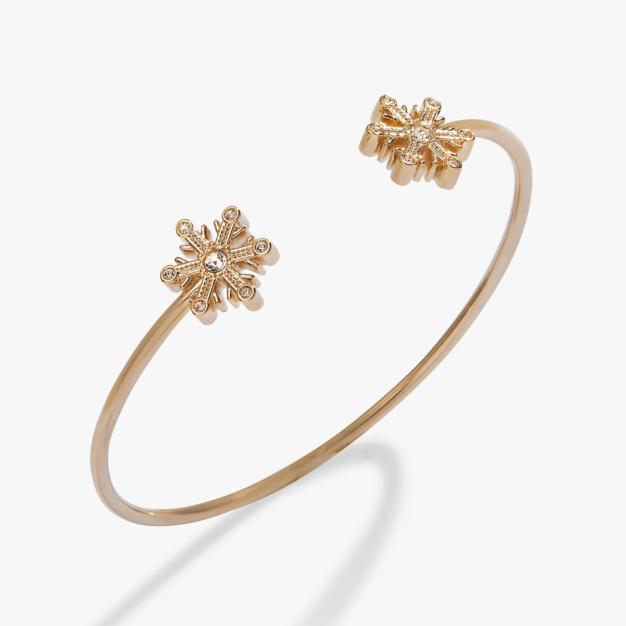 Snowflake Flex Cuff Bracelet