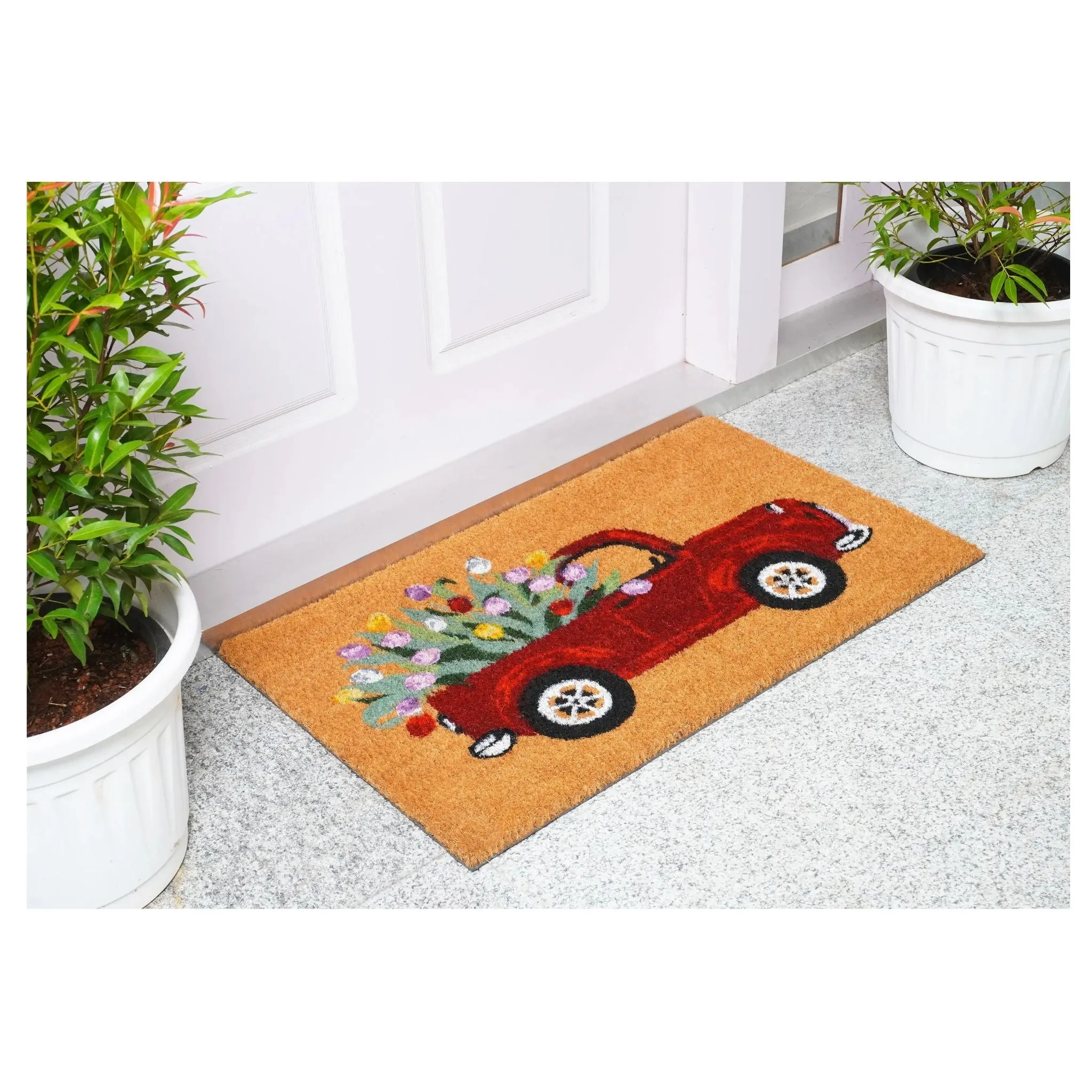 Spring Blooming Truck Doormat